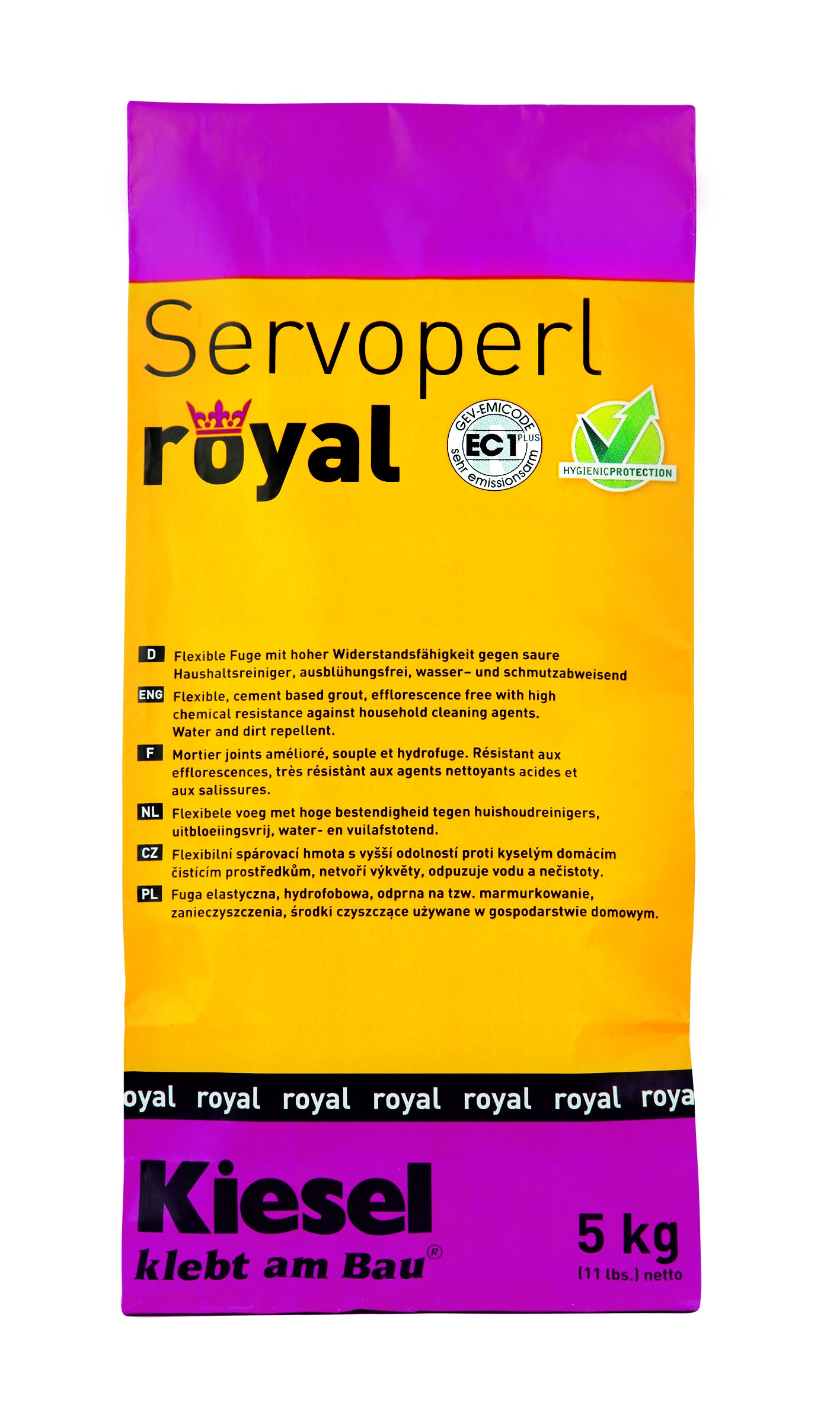 Servoperl Royal silbergrau 5kg